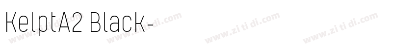 KelptA2 Black字体转换